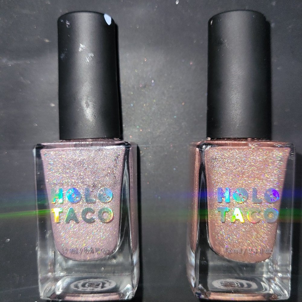 Lot of 2 Holo Taco Barista Collection Nail polishes